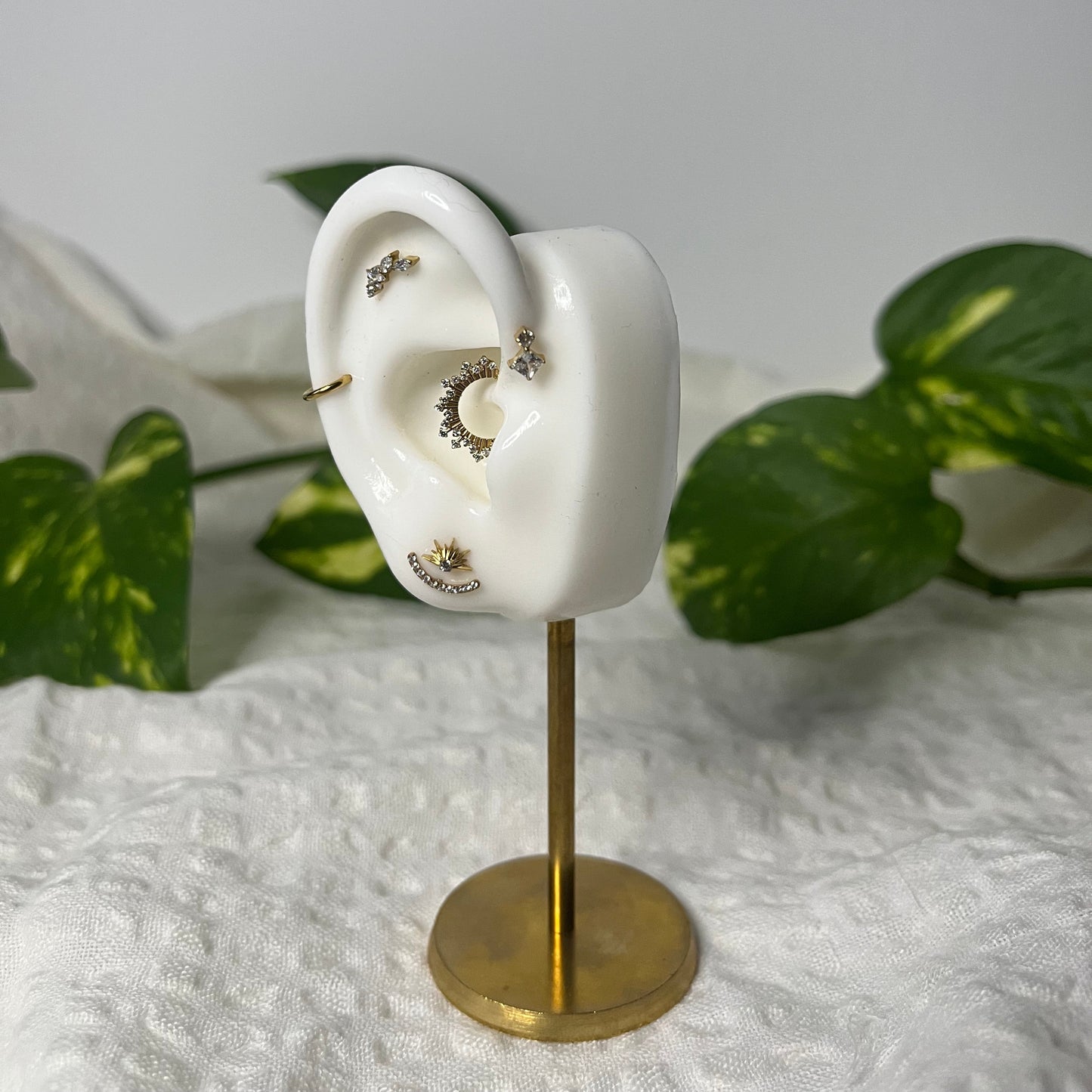Curated Ear Piercing Look – Elegant Radiance