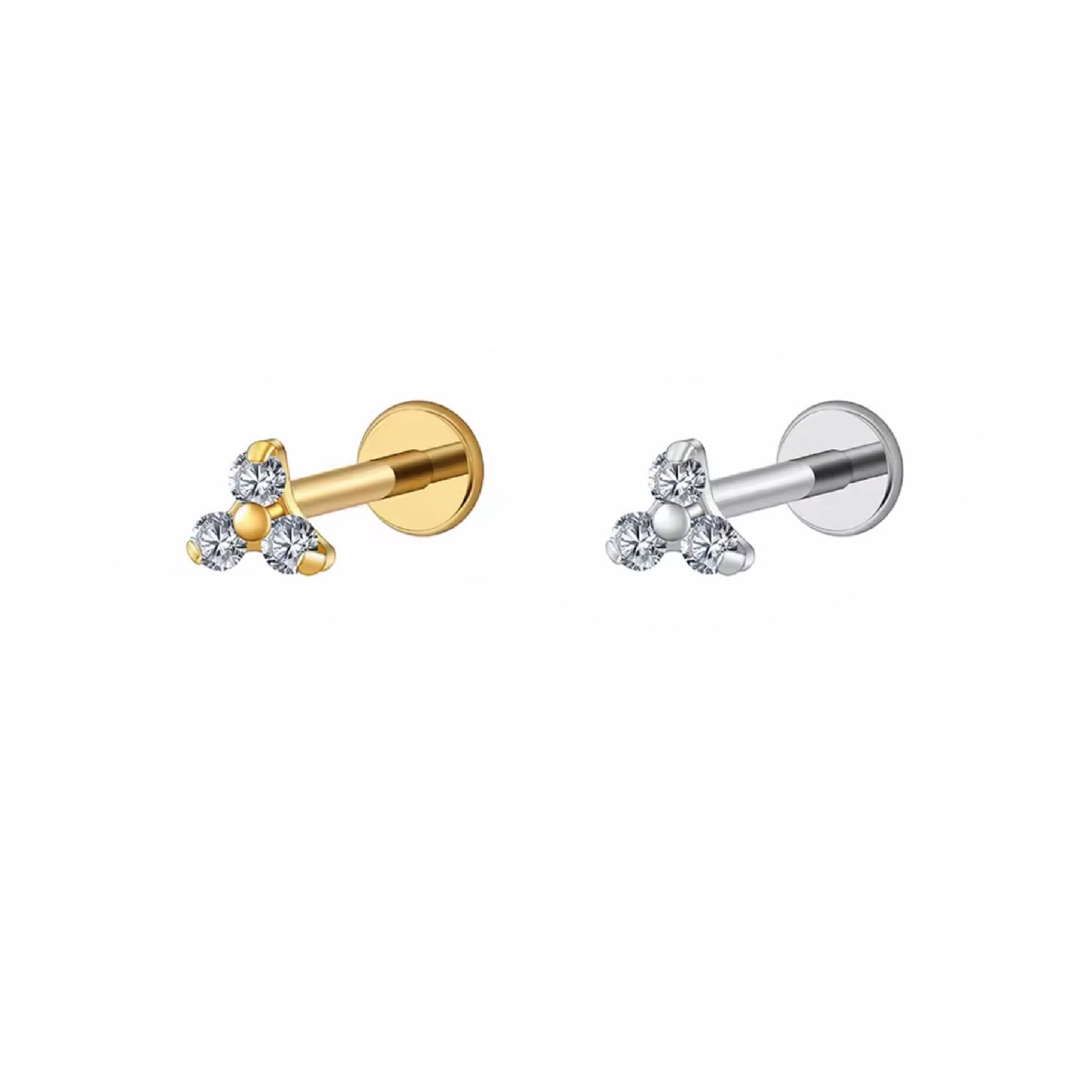Trio Gem Labret