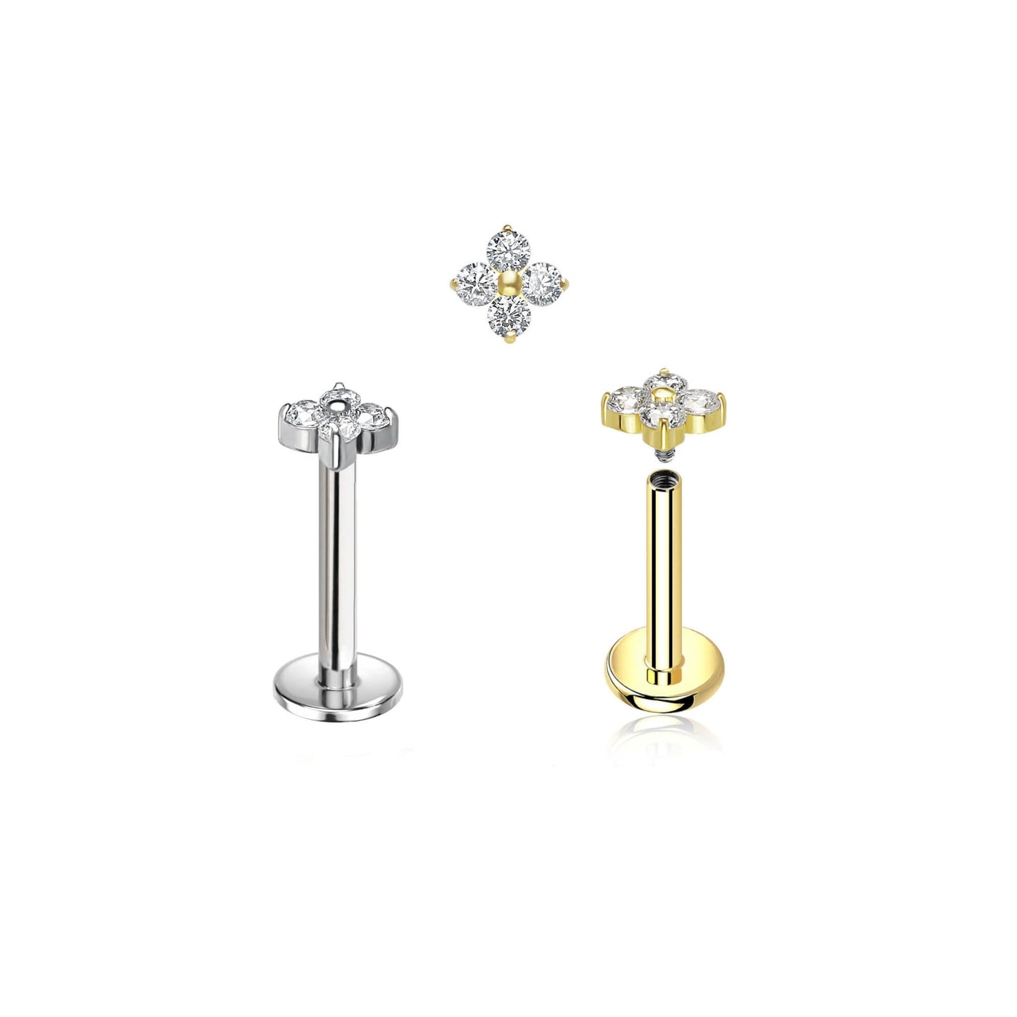Four Gem Labret