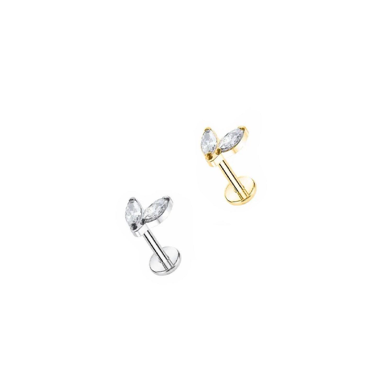 Double Marquise Labret
