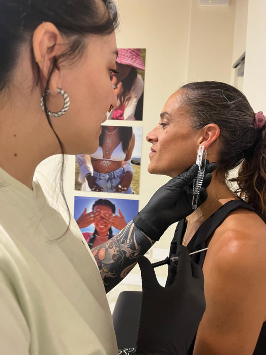 Piercing Service for Private Events – Ear Styling with Titanium Jewelry
