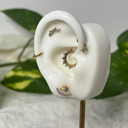 Curated Ear Piercing Look – Elegant Radiance
