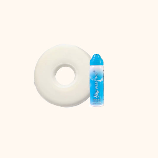 Aftercare Kit for Piercings | Sterile Saline Spray, Pillow & Leaflet
